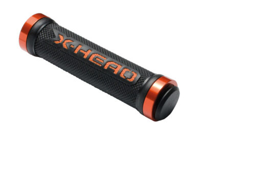 Manşon BIKEFUN X-HEAD LOCK ON negru-portocalie 130mm - HY-536XOO